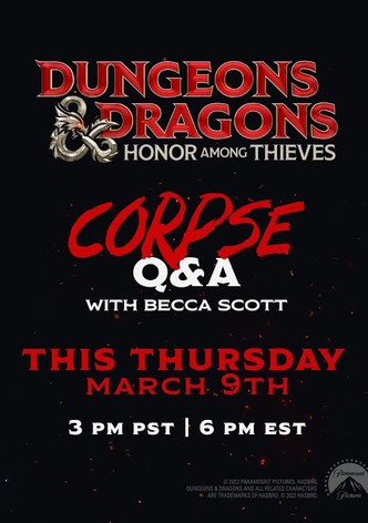 Dungeons & Dragons: Honor Among Thieves Corpse Q&A