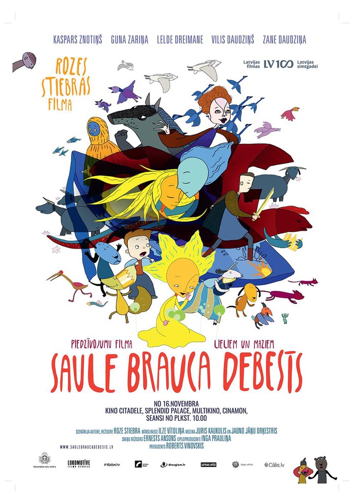 Saule brauca debesis