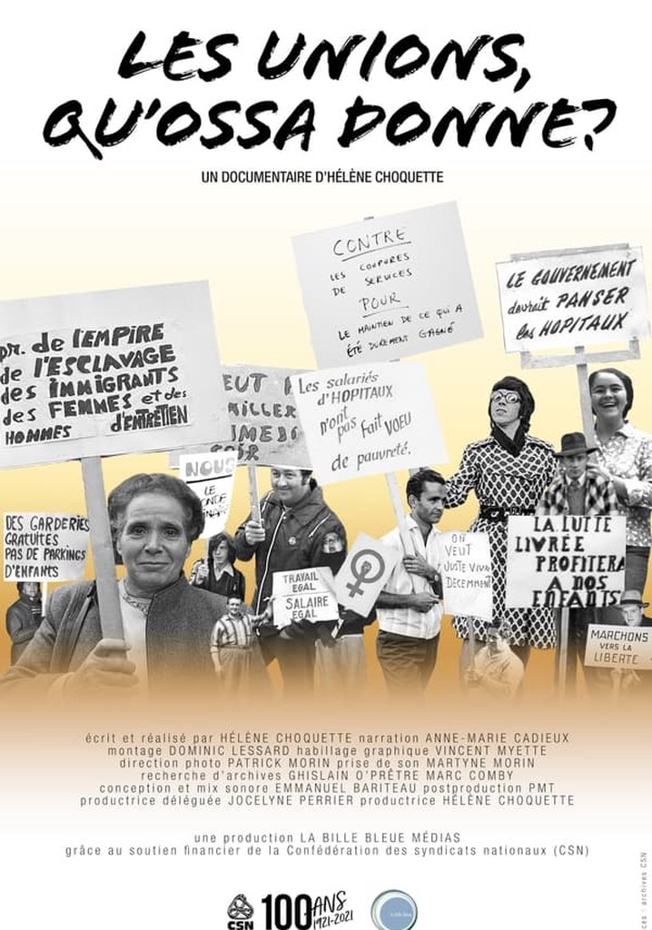 Les unions qu'ossa donne?