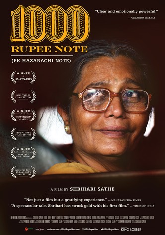 1000 Rupee Note