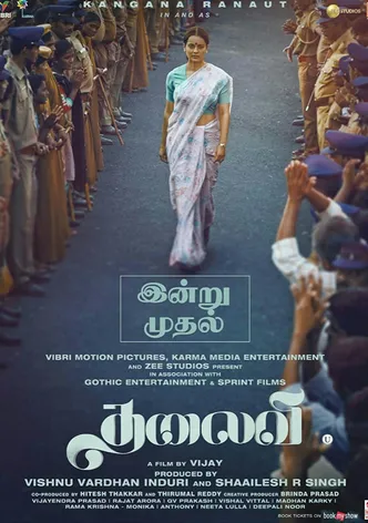 Thalaivii poster