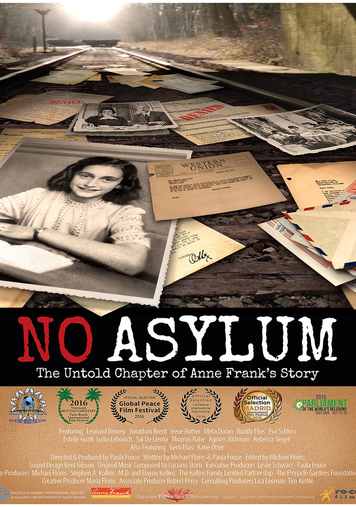No Asylum: The Untold Chapter of Anne Frank's Story