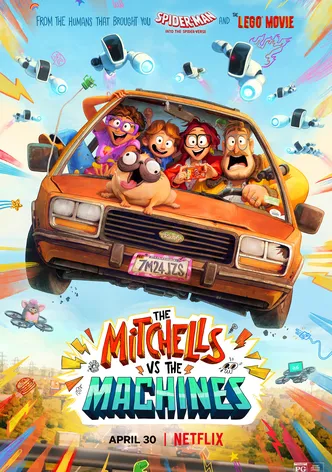 The Mitchells vs. the Machines poster