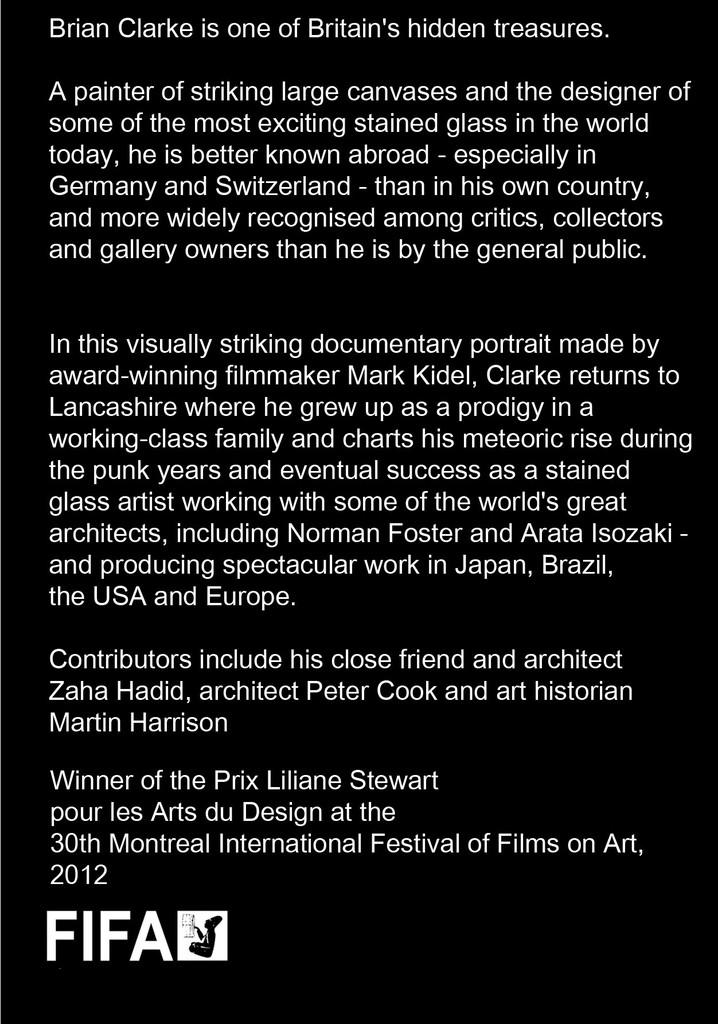 Colouring Light: Brian Clarke - An Artist Apart