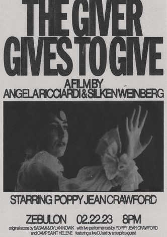 The Giver Gives to Give