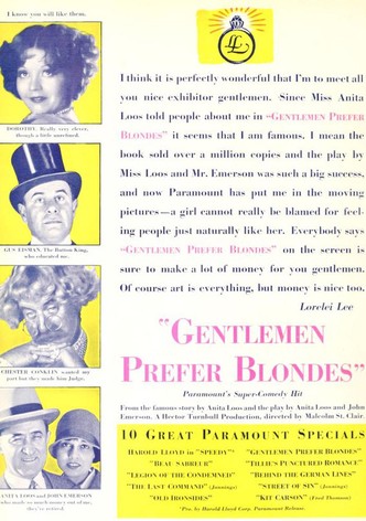 Gentlemen Prefer Blondes