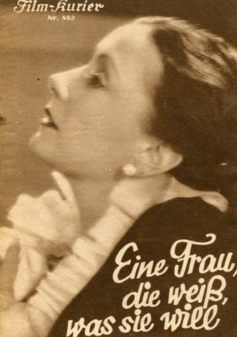 Eine Frau, die weiß, was sie will