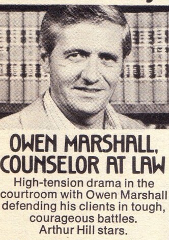 Owen Marshall: Counselor at Law