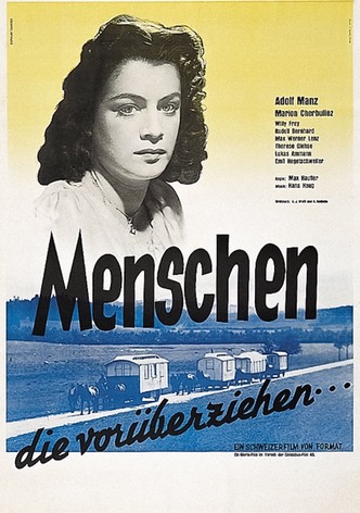 Menschen, die vorüberziehen