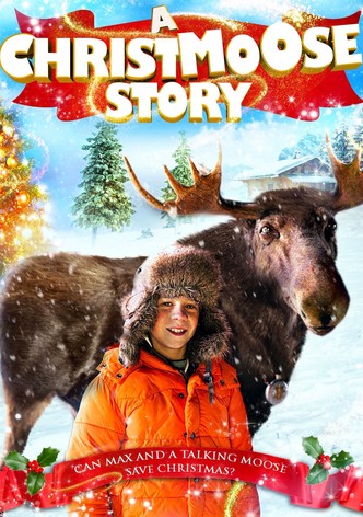 Un alce sotto l'albero