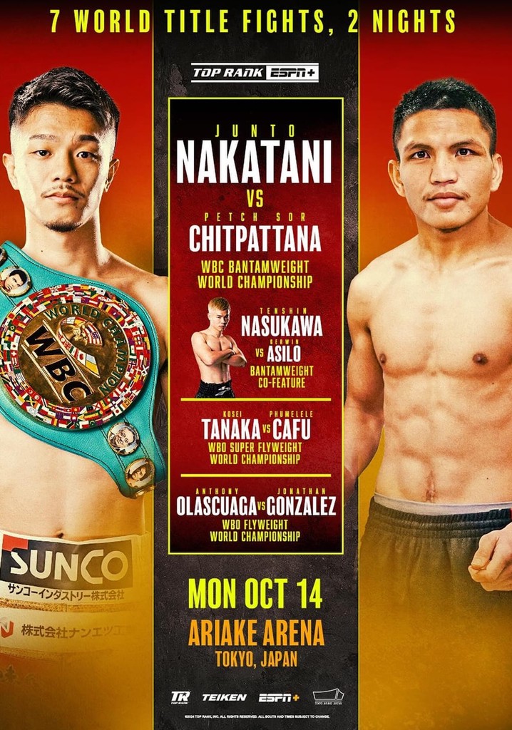 Junto Nakatani vs. Petch Sor Chitpattana