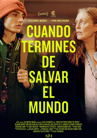 Cuando termines de salvar el mundo