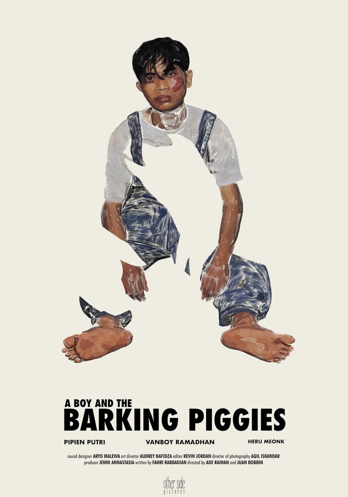 A Boy and the Barking Piggies