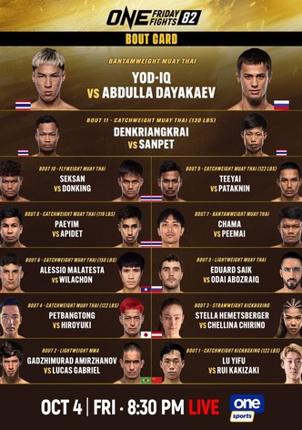 ONE Friday Fights 82: Yod-IQ vs. Dayakaev