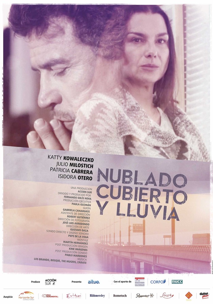 Nublado, cubierto y lluvia