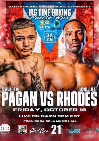 Joshua Pagan vs. Haskell Rhodes