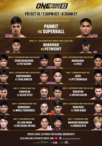 ONE Friday Fights 83: Panrit vs. Superball