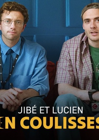 Jibé et Lucien en coulisses