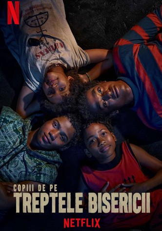 Copiii de pe treptele bisericii