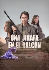 Una jirafa en el balcón