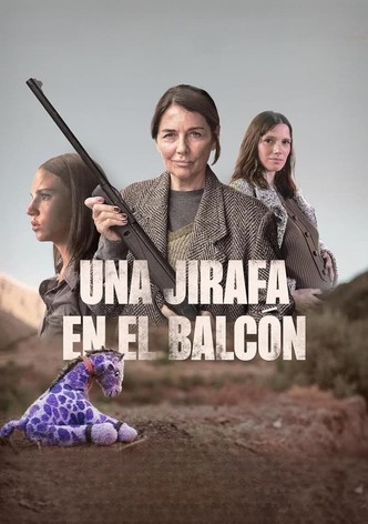 Una jirafa en el balcón