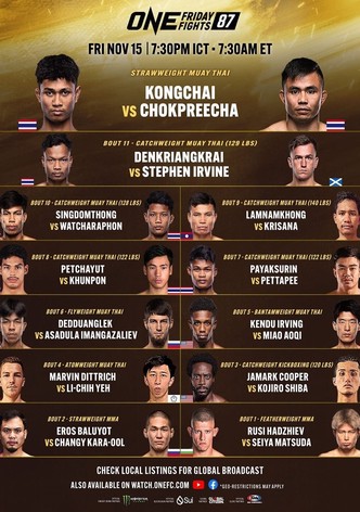 ONE Friday Fights 87: Kongchai vs. Chokpreecha