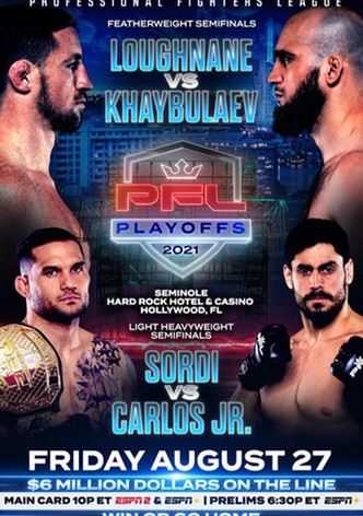 PFL 2021 #9: Playoffs - Loughnane vs Khaybulaev
