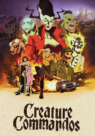 Creature Commandos poster