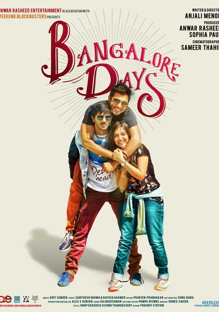 Bangalore Days movie watch stream online