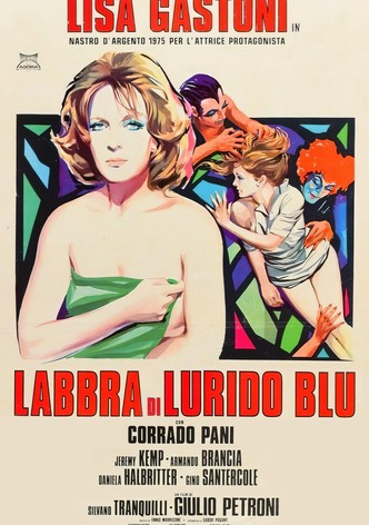 Labbra di lurido blu