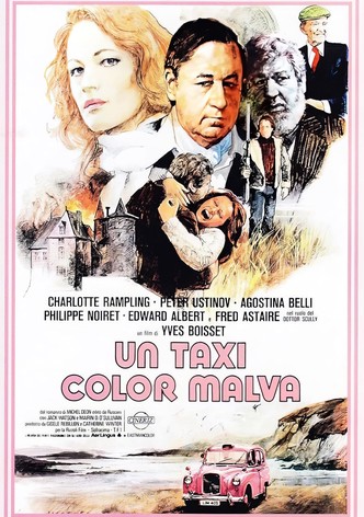 Un taxi color malva