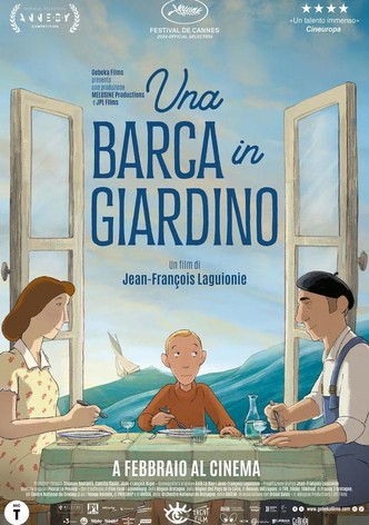 Una barca in giardino