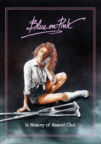 Blue on Pink