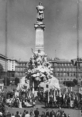 El monumento a Cristóbal Colón