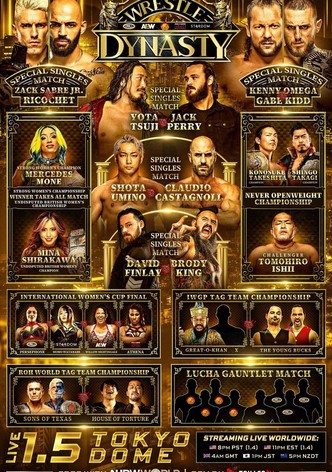 NJPW x AEW x CMLL x ROH x STARDOM: Wrestle Dynasty