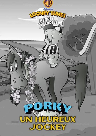 Porky un heureux jockey