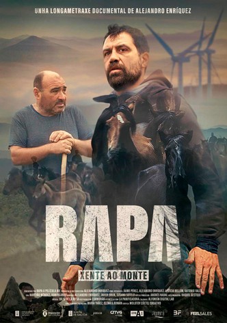 Rapa, xente ao monte