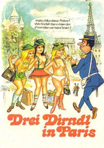 Drei Dirndl in Paris
