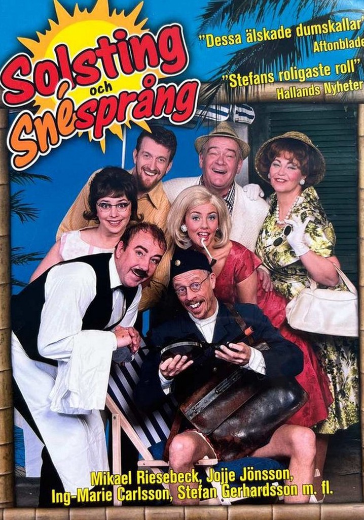 Solsting och snésprång