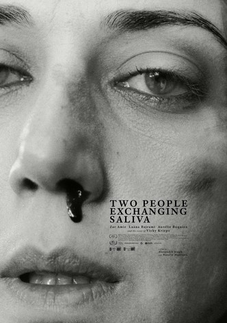Two People Exchanging Saliva