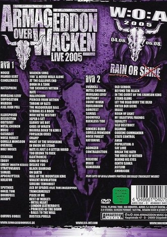 Armageddon Over Wacken 2005 - Rain Or Shine
