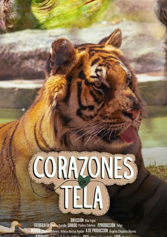 Corazones de tela