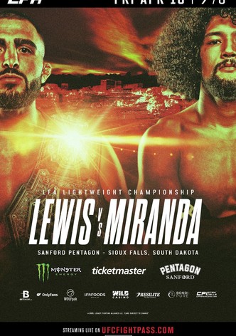 LFA 207: Lewis vs. Miranda