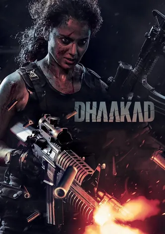 Dhaakad poster