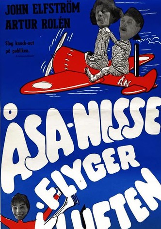 Åsa-Nisse flyger i luften