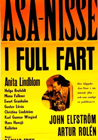 Åsa-Nisse i full fart