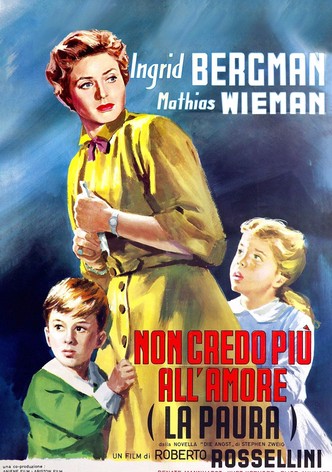 Non credo più all'amore - La paura