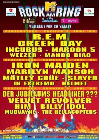 Green Day Live Rock AM Ring