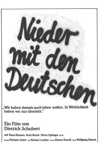 Nieder mit den Deutschen