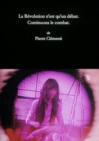 La révolution n'est qu'un début. Continuons le combat.